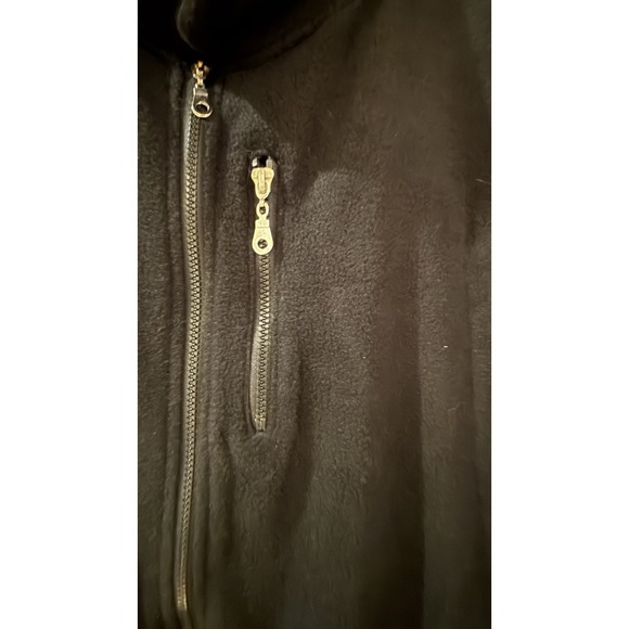 Mossy Oak Performance Fleece Vest 2XL Black Camo Panels Full Zip Hunting NWT - Picture 4 of 8